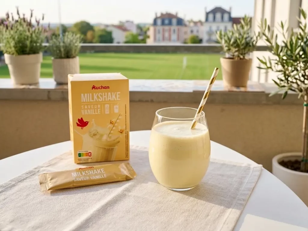 Test milkshake Auchan
